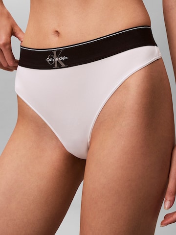 String Calvin Klein Underwear en blanc