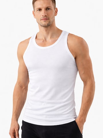 berrak Onderhemd 'Herren in Weiß' in Wit