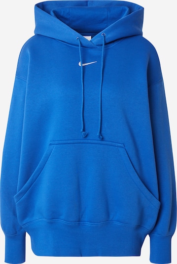 Nike Sportswear Суичър 'Phoenix Fleece' в синьо / бяло, Преглед на продукта