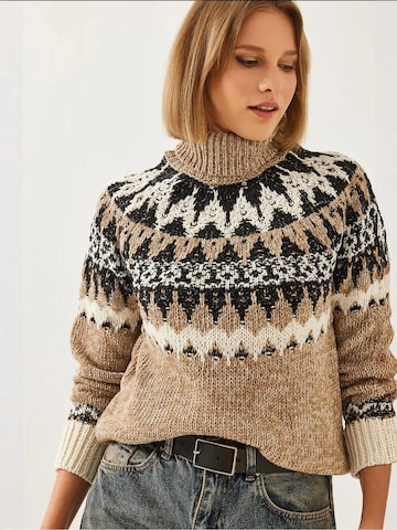 Pullover di Bianco Lucci in marrone