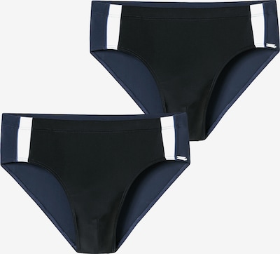SCHIESSER Maillot de bain ' Ocean Swim ' en XXL en noir, Vue avec produit
