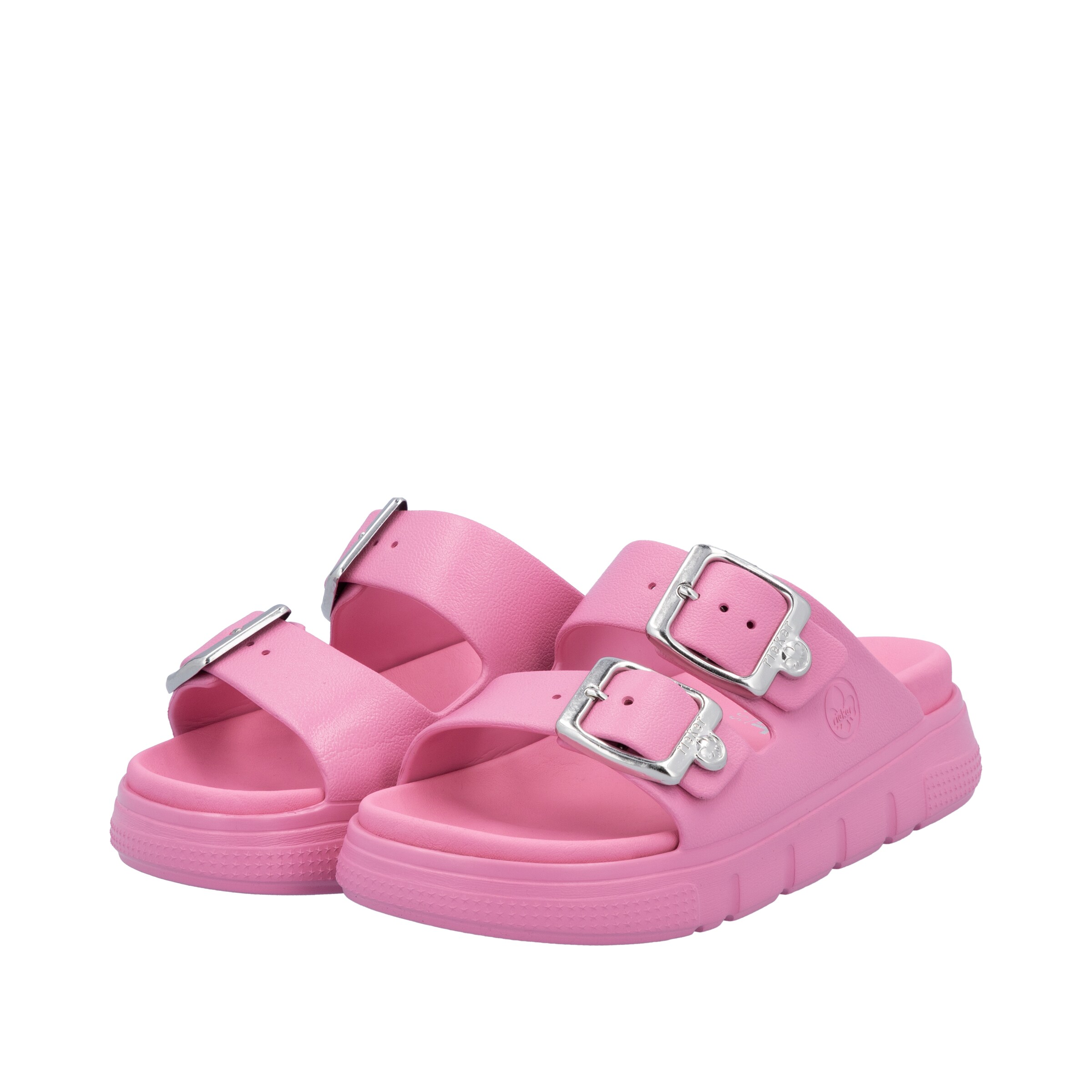 Rieker Mules in Pink
