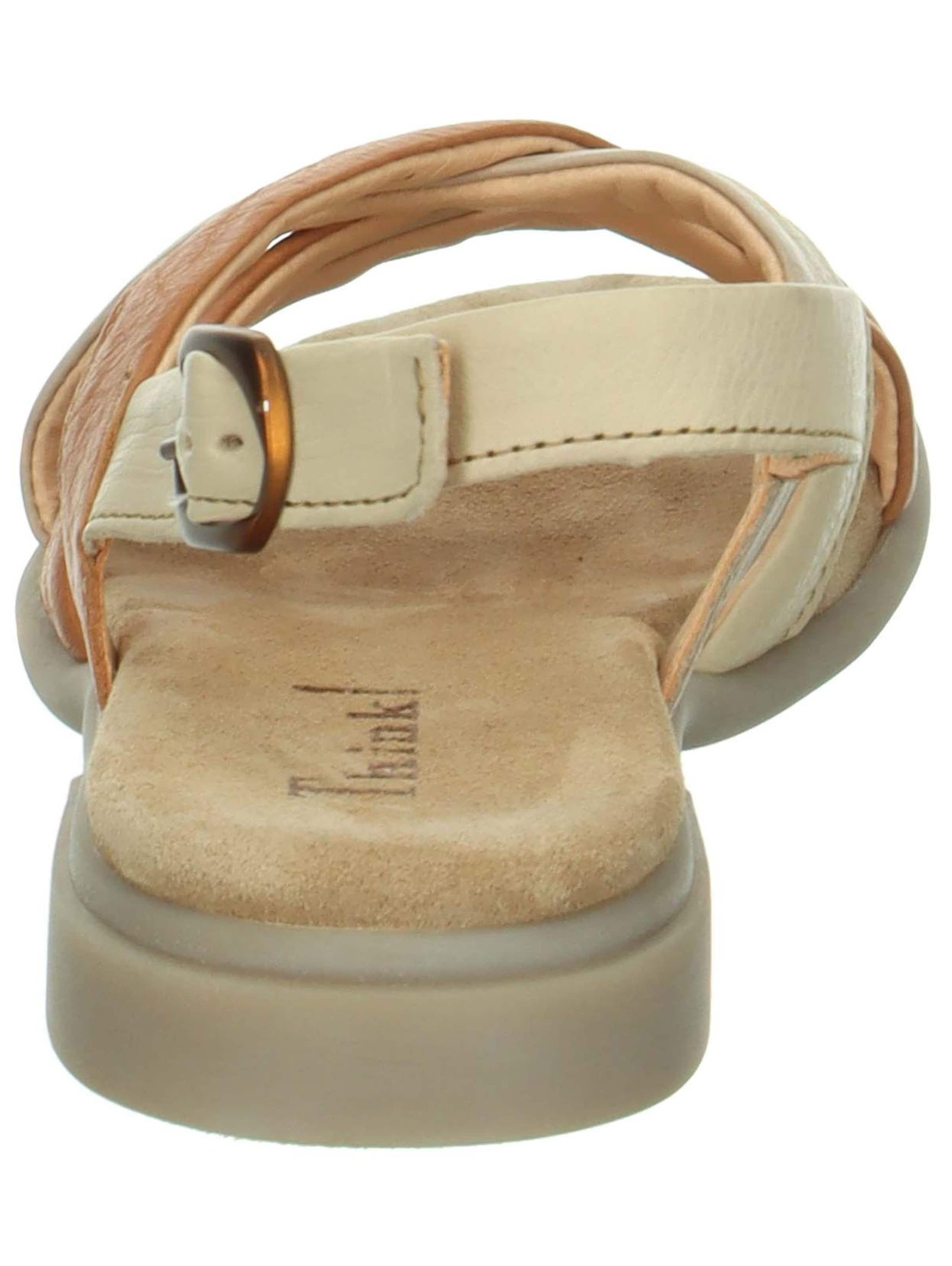 THINK! Strap sandal 'Kamaa' in Beige