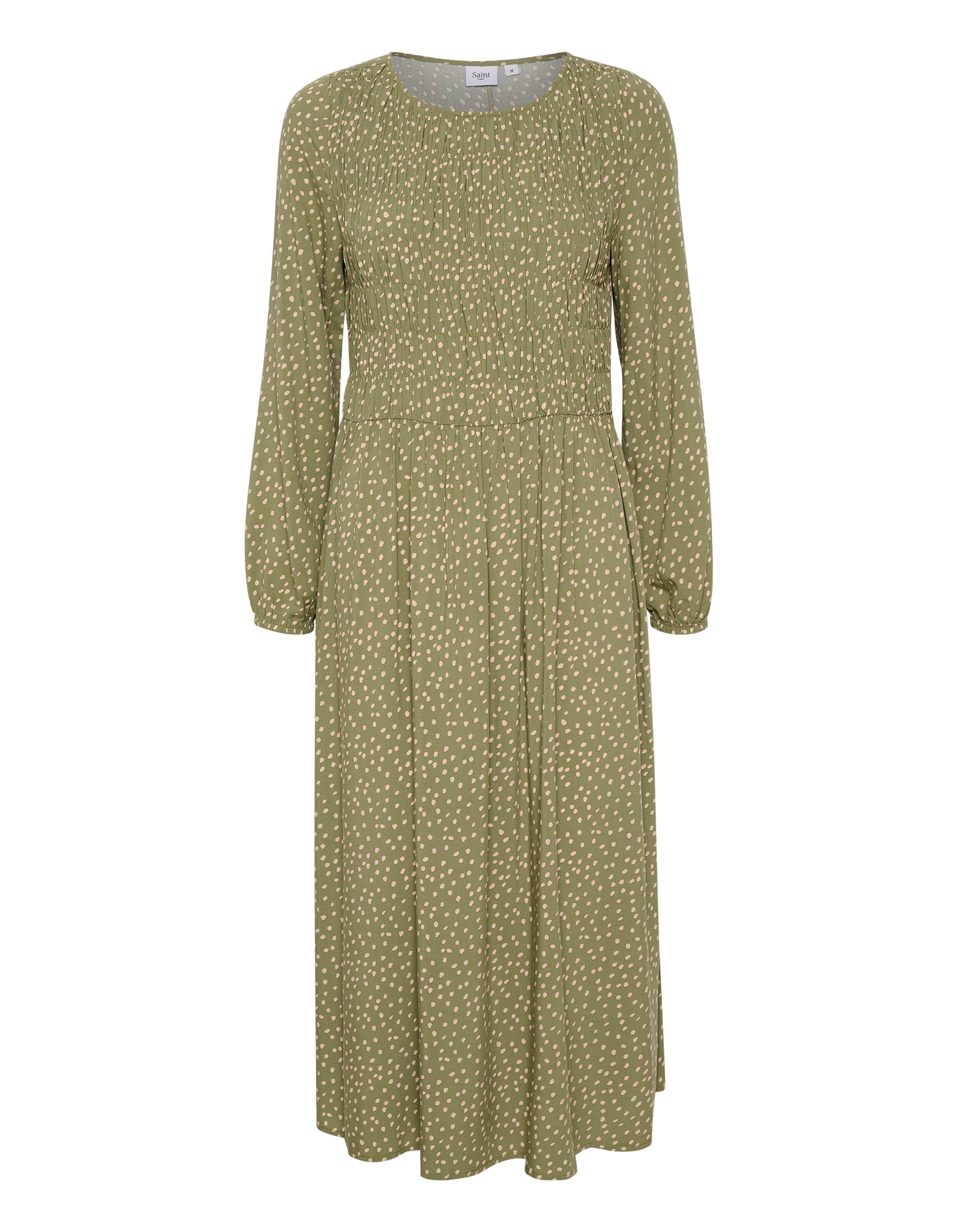 SAINT TROPEZ Kjole 'Gisla' i grøn: forside