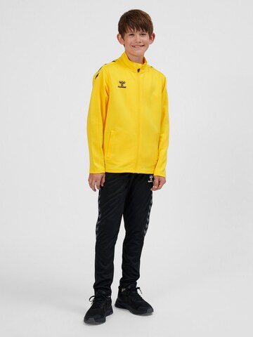 Hummel Sportssweatjakke i gul