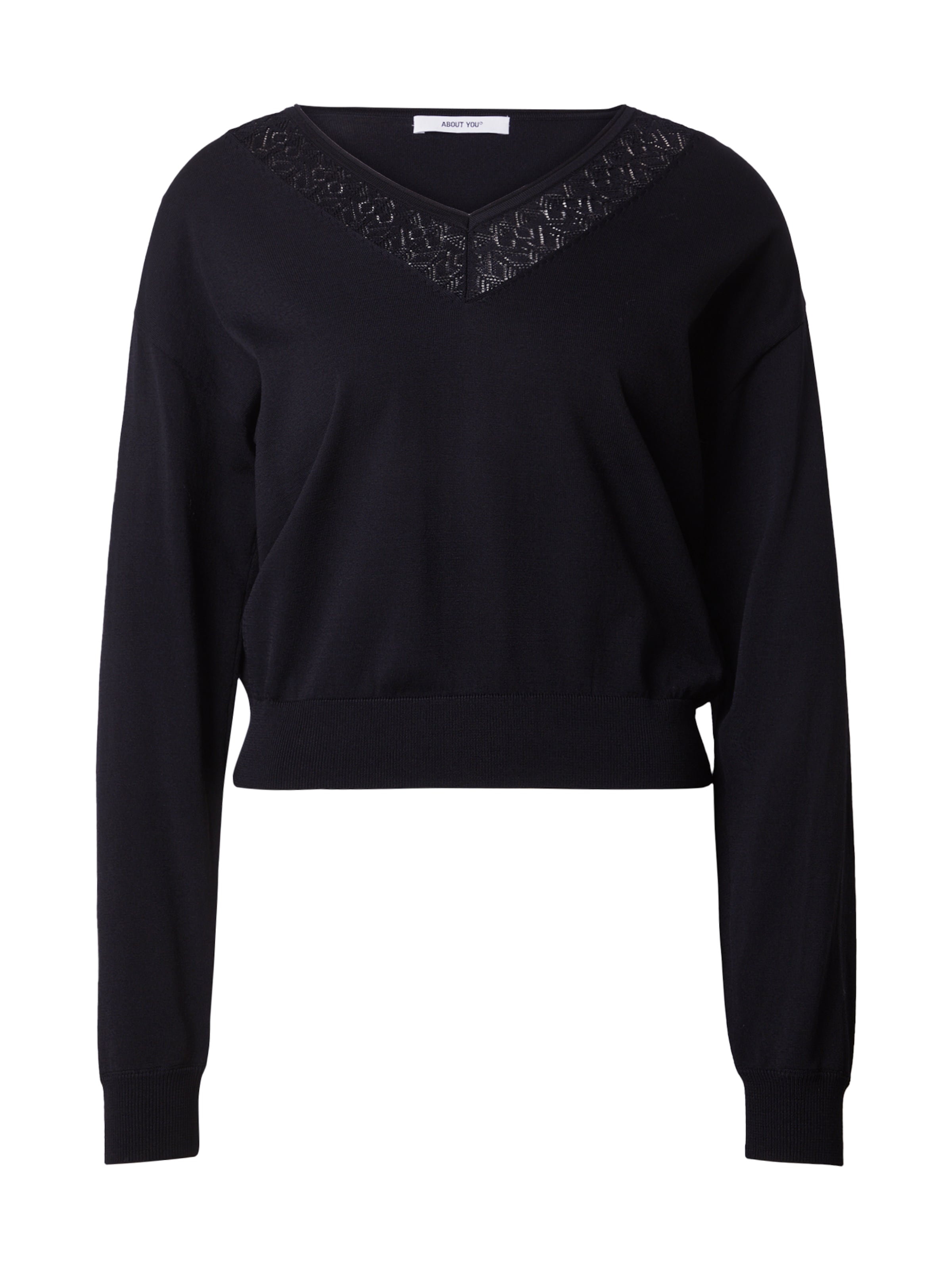 ABOUT YOU Shirt 'Sanja' in Black: front