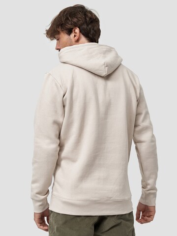 Sweat-shirt 'Feder' Mikon en beige