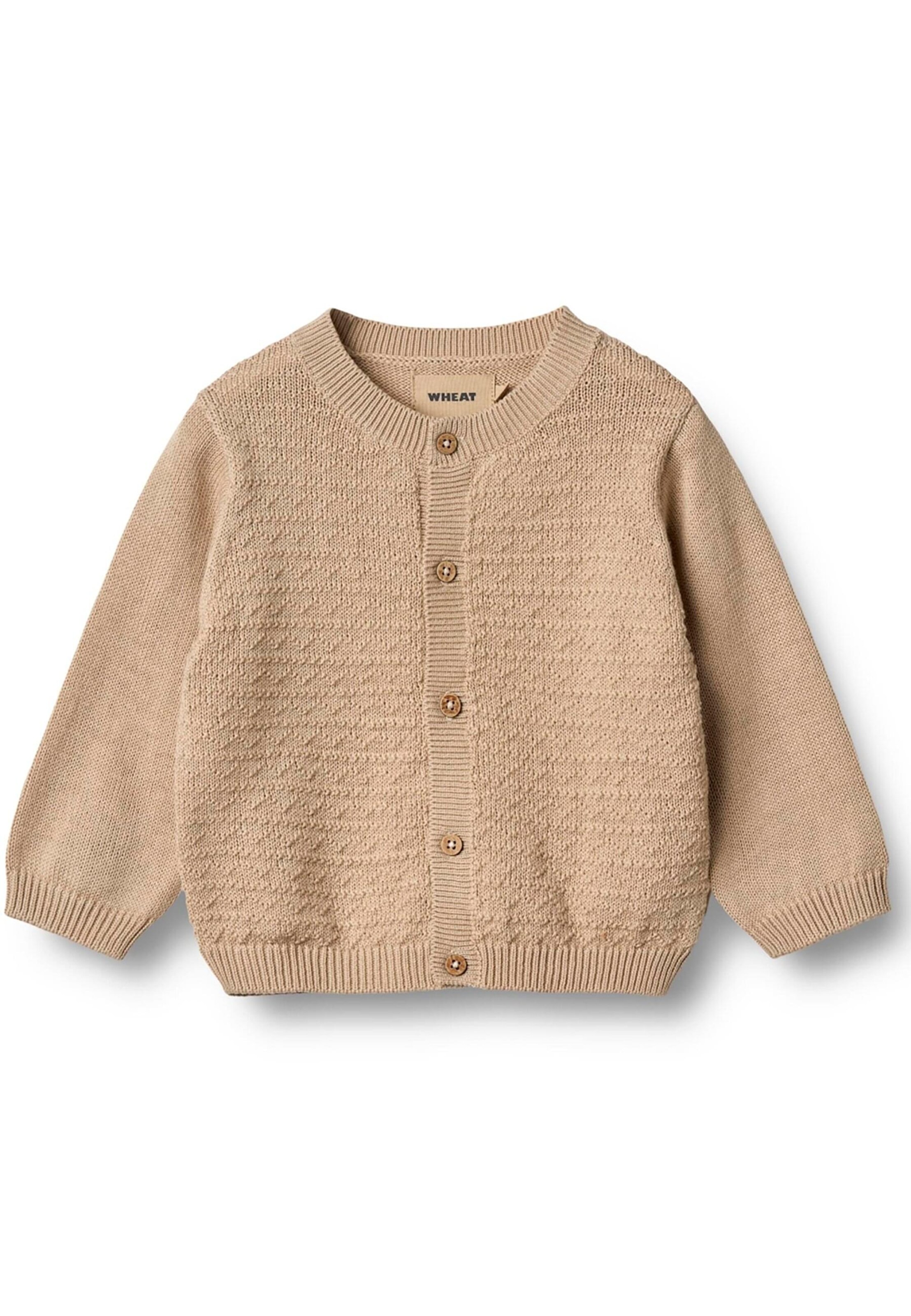 WHEAT Strickjacke 'Björn' in Beige: Vorderseite