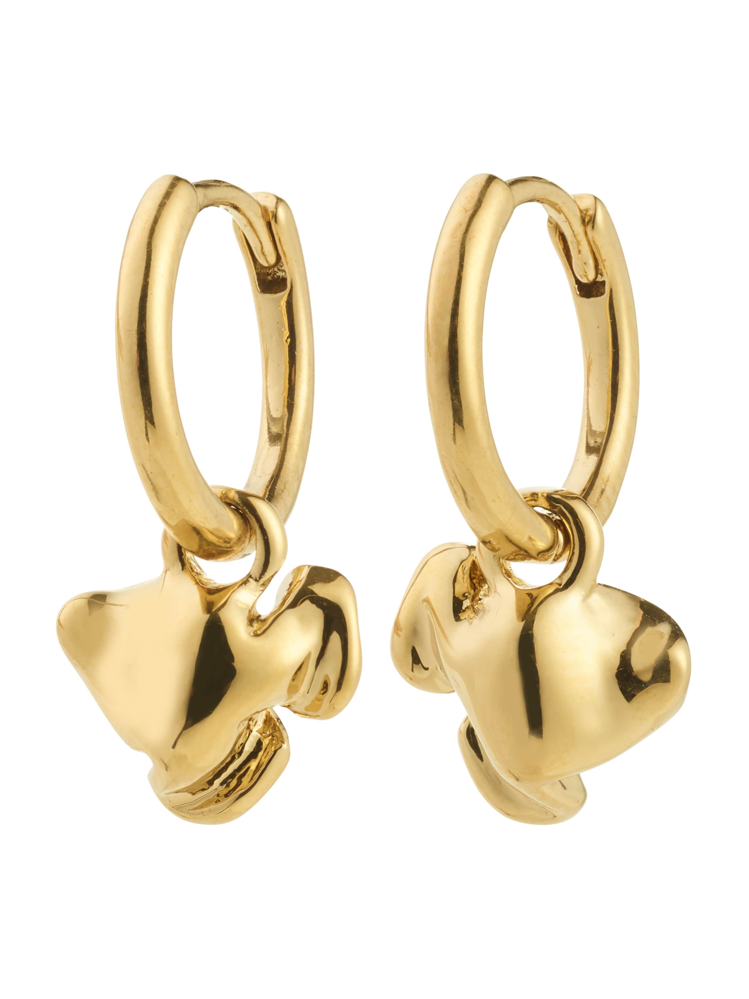 Pilgrim Oorbellen 'Luis' in Goud: voorkant