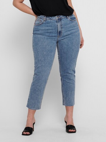 ONLY Carmakoma Regular Jeans 'Mily' in Blauw: voorkant