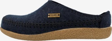 HAFLINGER Hausschuh 'Blizzard Credo' in Blau: Vorderseite