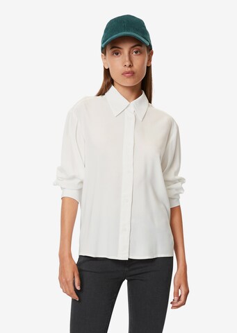 Camicia da donna di Marc O'Polo DENIM in bianco: frontale