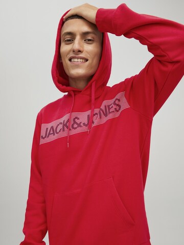 JACK & JONES Sweatshirt i rød