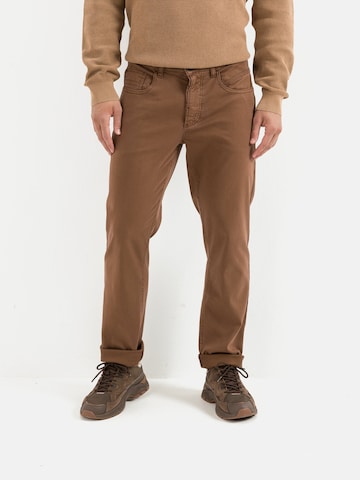 CAMEL ACTIVE Regular Broek in Bruin: voorkant