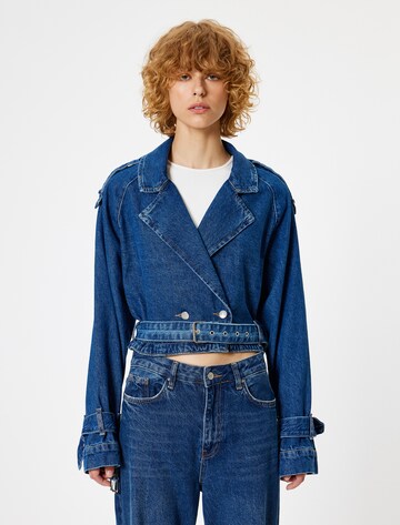 Koton Between-season jacket in Blue: front
