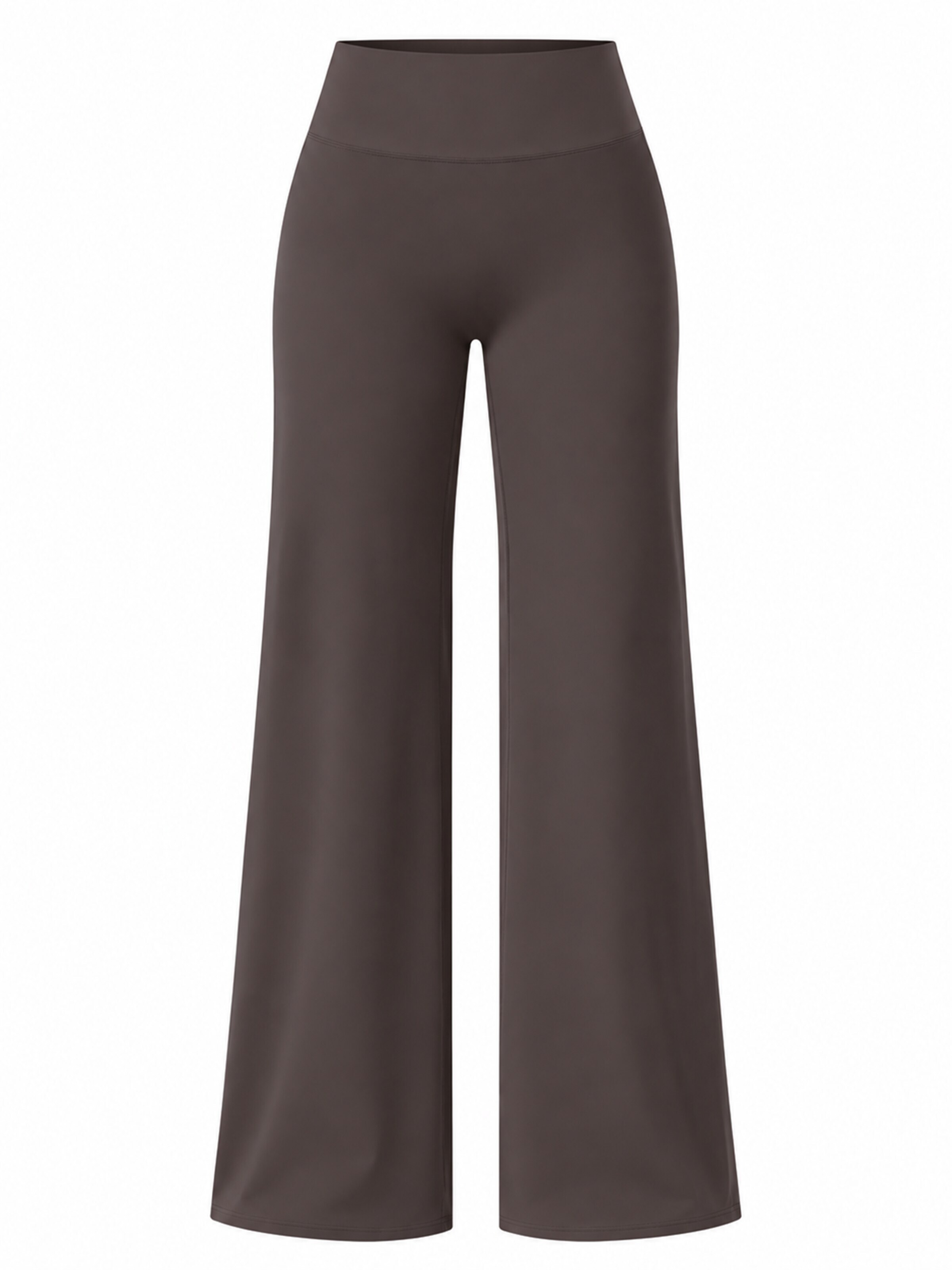 ZAAYO Wide Leg Sporthose 'Women's Wide‑Leg Yoga Sports Pants'‌ in Braun: Vorderseite