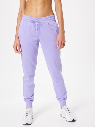 ADIDAS SPORTSWEAR Loose fit Workout Pants 'Essentials French Terry' in Purple: front