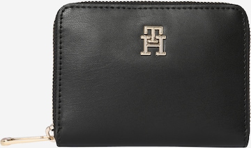 TOMMY HILFIGER Wallet in Black: front