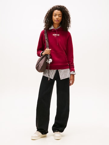 Tommy Jeans Sweatshirt 'ESS' in Lila