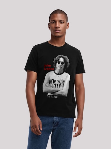 F4NT4STIC Shirt in Zwart: voorkant