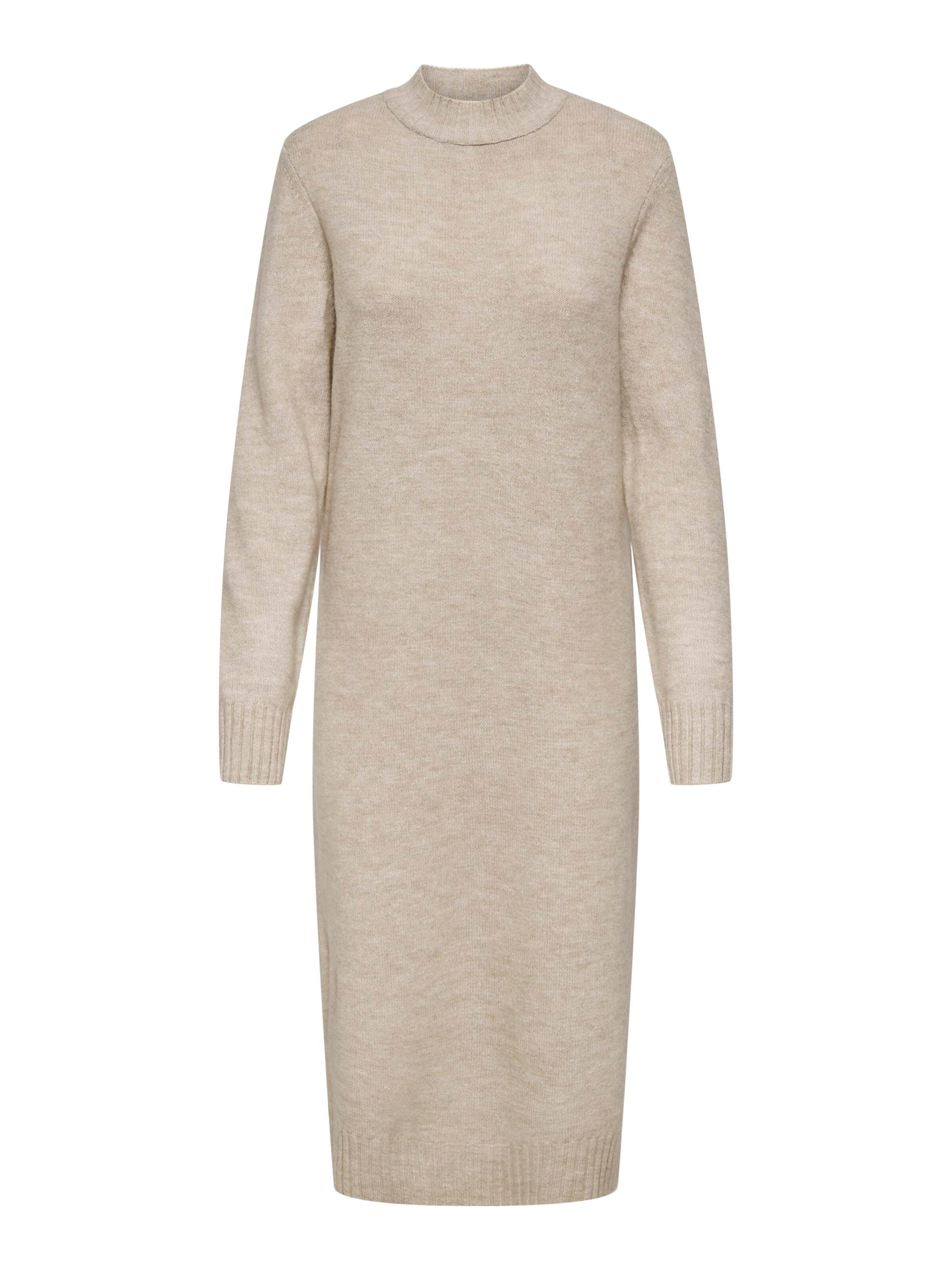 ONLY Kootud kleit 'ONLKENDEL', värv beež: eest vaates