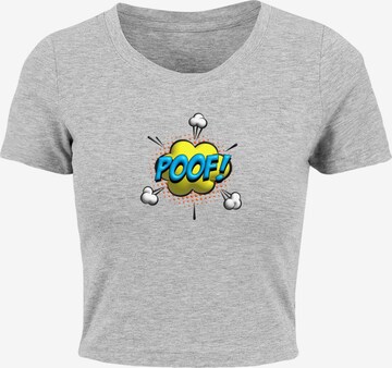 Merchcode Shirt 'Poof Comic' in Grey: front