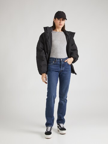 mėlyna LEVI'S ® Prigludęs Džinsai '501 Jeans For Women'