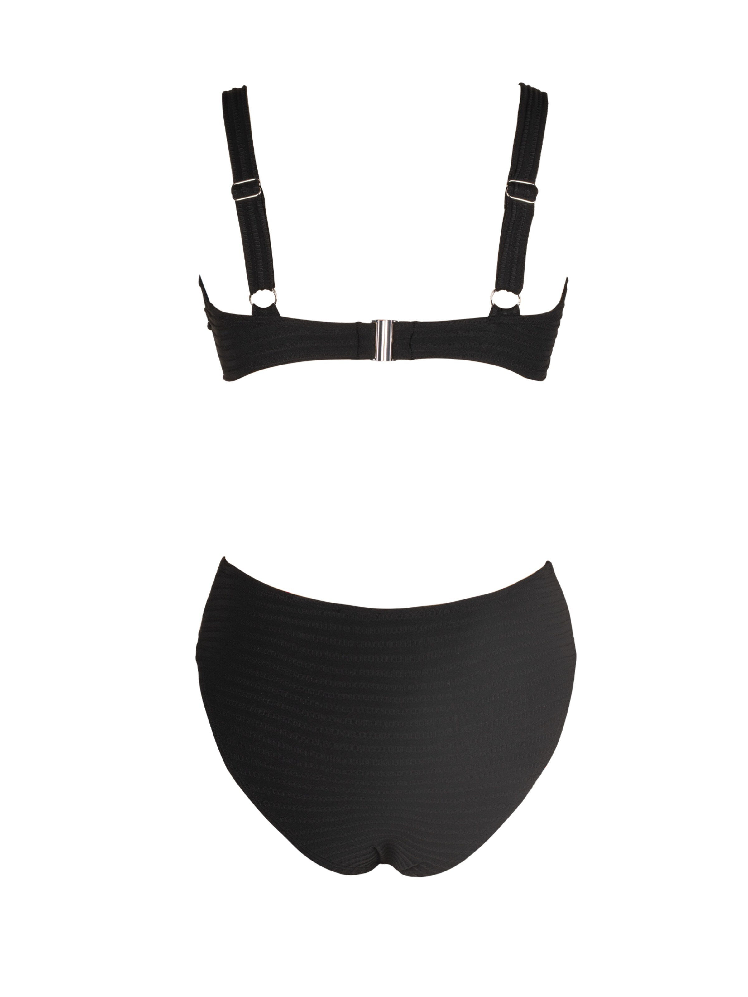 Cupshe Bustier Bikini‌ in Schwarz