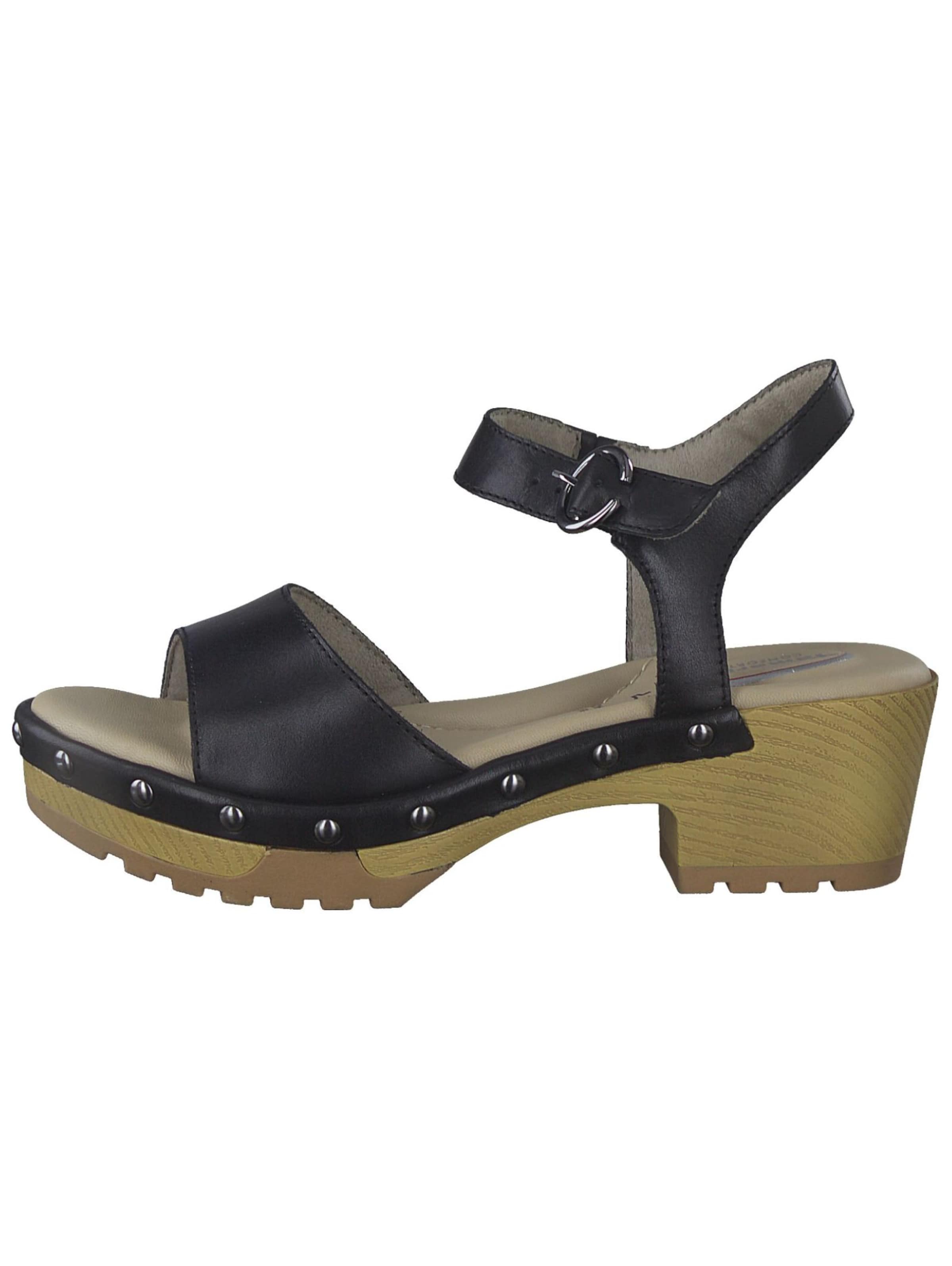Tamaris Sandale in Schwarz