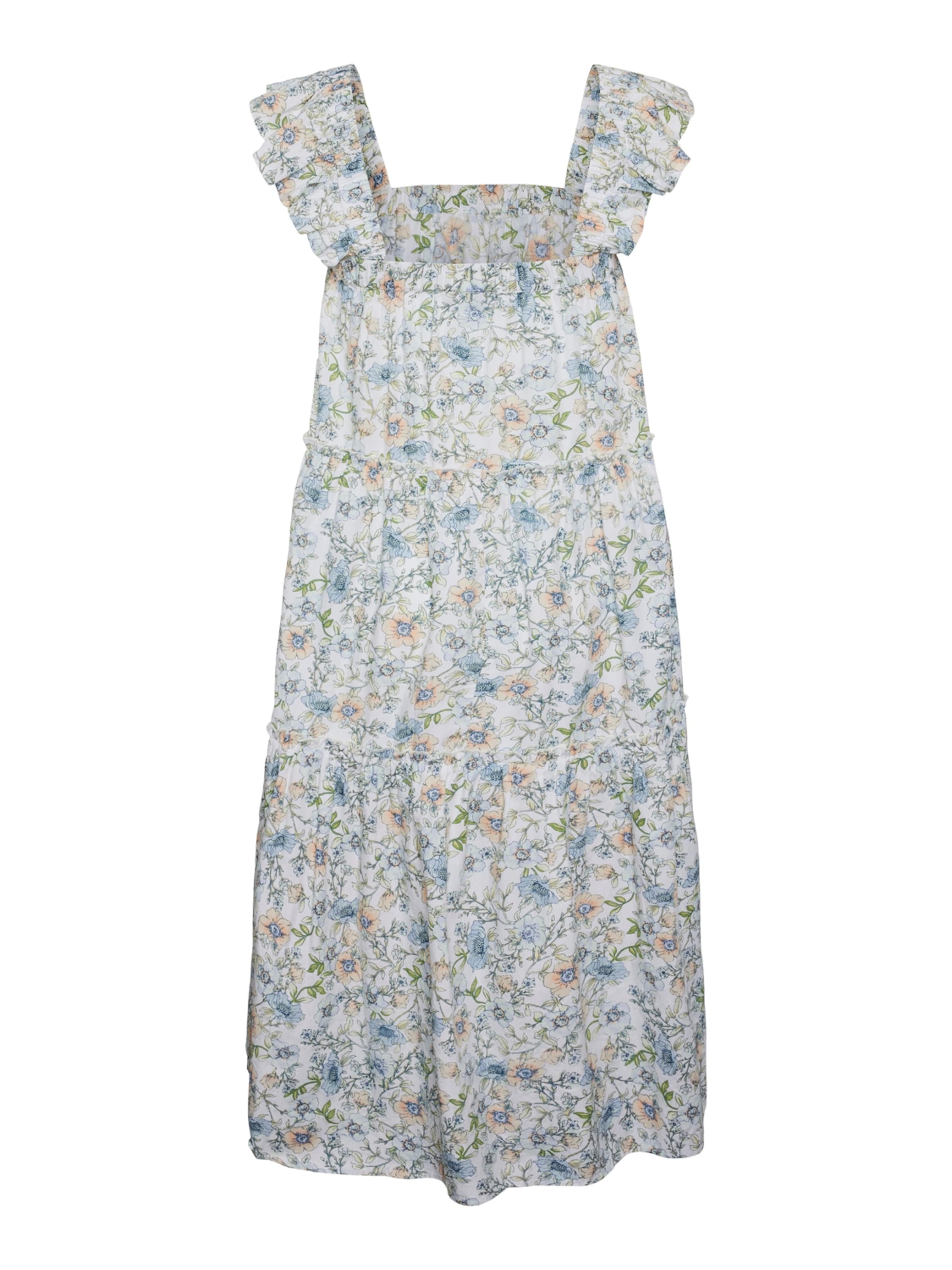 PIECES - Vestido de verano 'Amaryl' en blanco