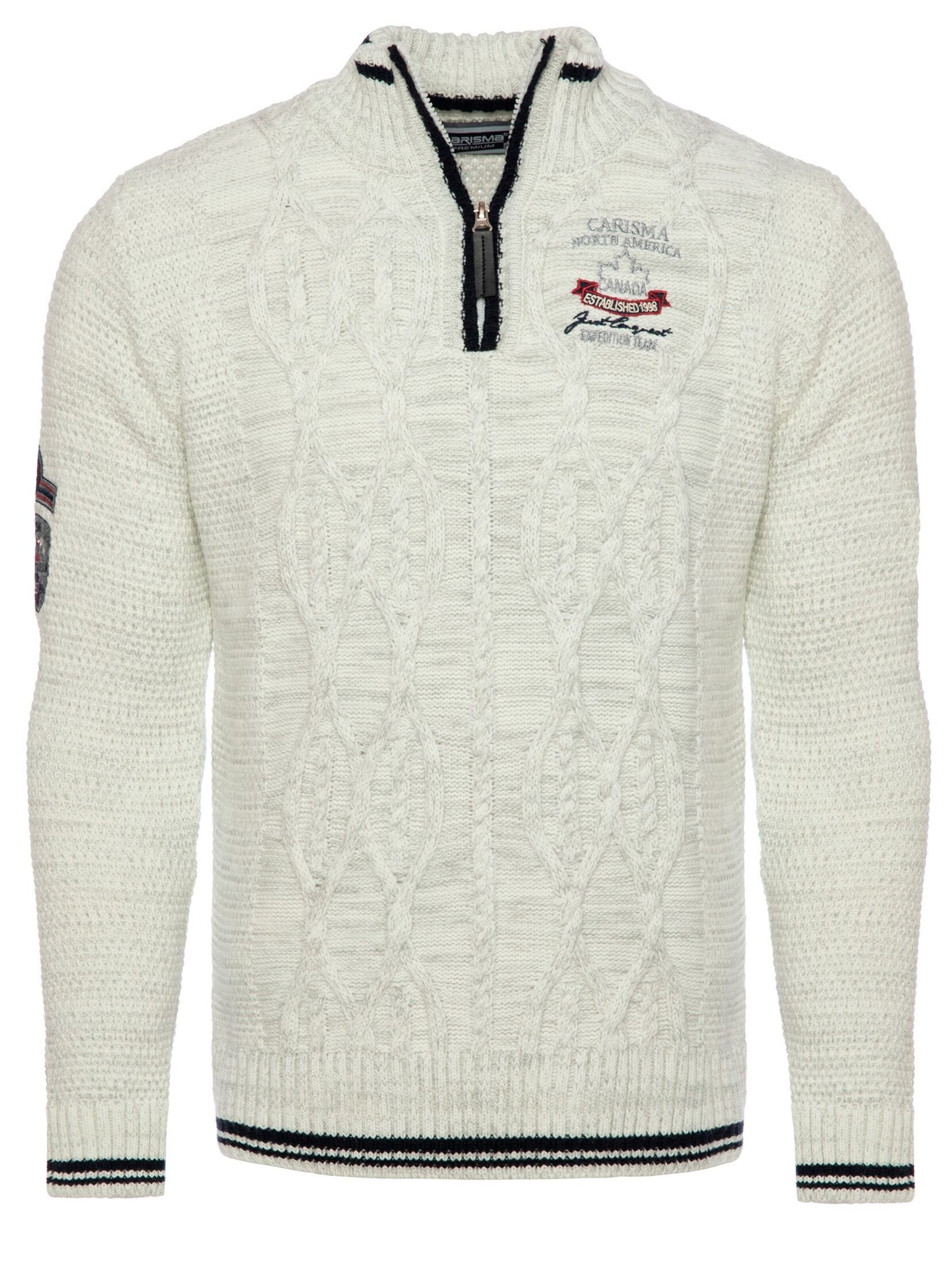 Pull-over CARISMA en blanc : devant