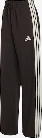 ADIDAS SPORTSWEAR Широкий Спортивные штаны в Черный: спереди