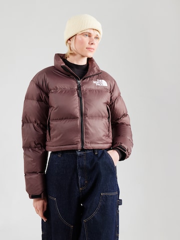 THE NORTH FACE Winterjas 'Nuptse' in Lila: voorkant