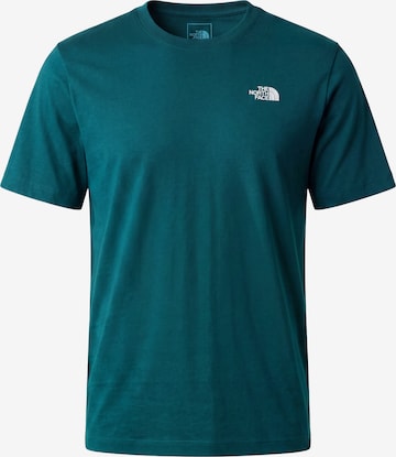 THE NORTH FACE Shirt 'EVOLUTION SIMPLE DOME' in Groen: voorkant