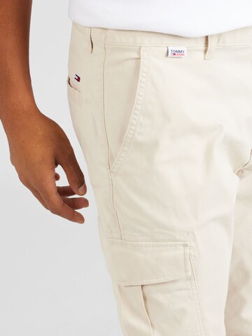 Regular Pantalon cargo 'Austin' Tommy Jeans en beige