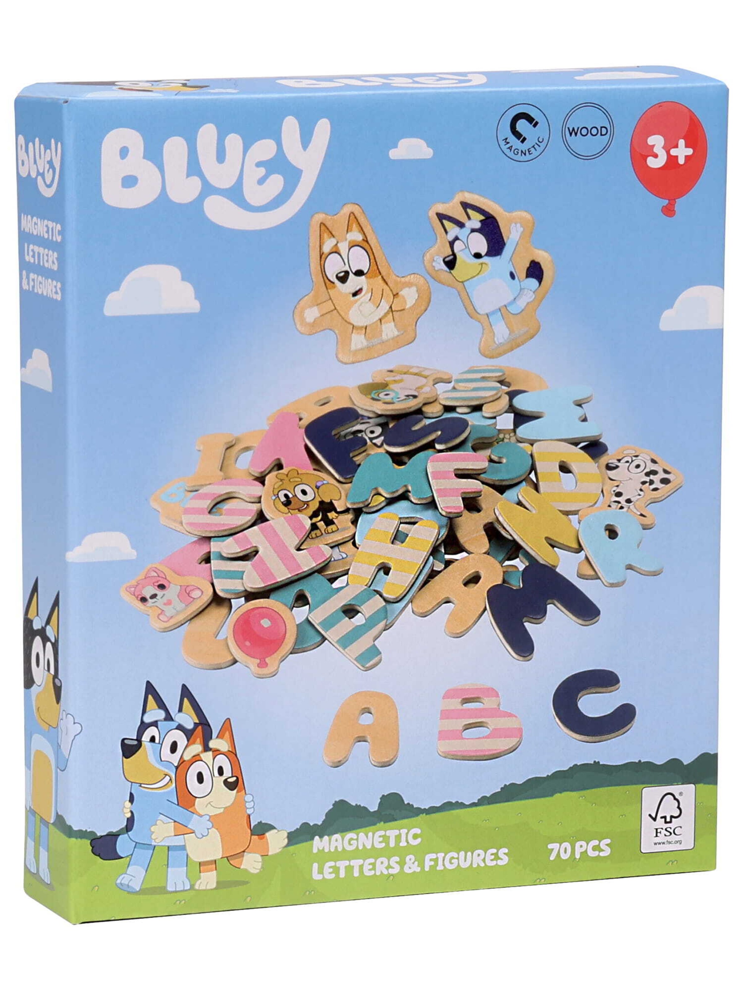 Gioco di Bluey in colori misti: frontale