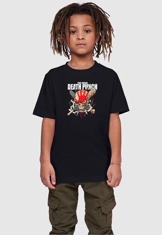 Merchcode Shirt 'Five Finger Death Punch - Warhead Youth' in Zwart: voorkant