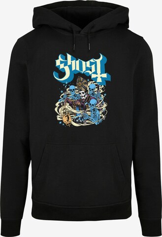 Merchcode Sweatshirt 'Ghost - Thurrible And Friends' in Zwart: voorkant