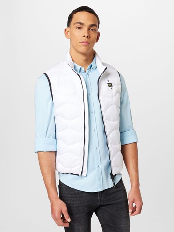 Gilet Blauer.USA en blanc : devant