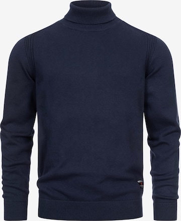 INDICODE JEANS Pullover in Blau: predná strana