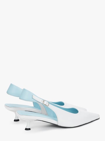 Estro - Zapatos destalonado '30-6654-1' en blanco