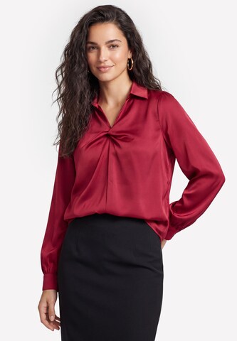 usha BLACK LABEL Blouse in Rood: voorkant