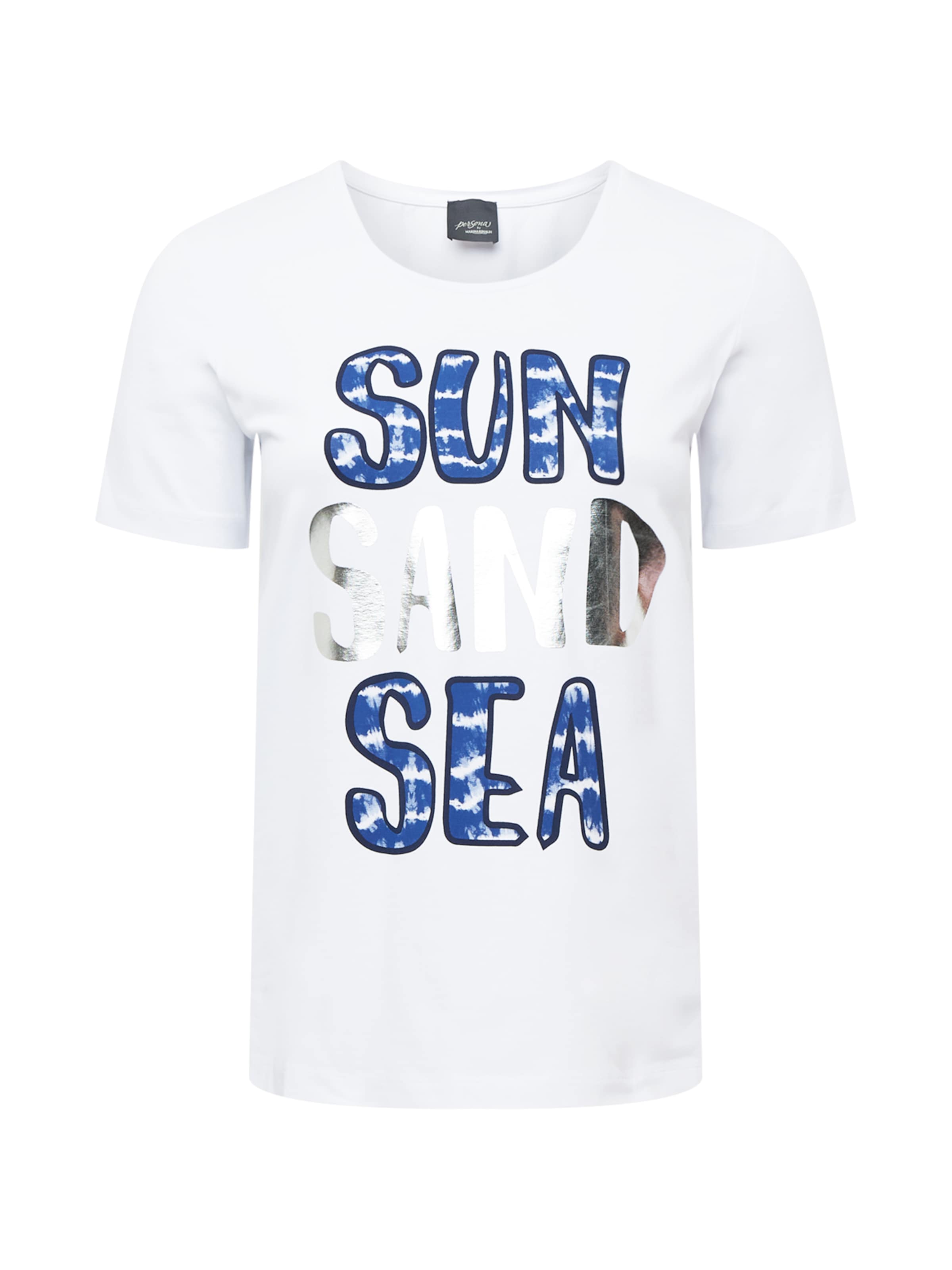 Maglietta 'VALZER' di Persona by Marina Rinaldi in bianco: frontale