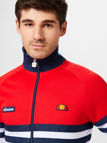 ELLESSE - Sudadera con cremallera 'Rimini' en rojo