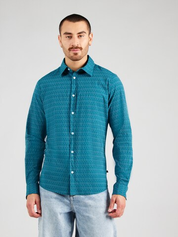 Coupe regular Chemise s.Oliver en vert : devant