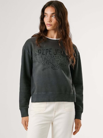 Pepe Jeans Sweatshirt ' BEBERLY ' in Grey: front