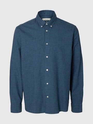 SELECTED - Ajuste regular Camisa 'SLMCole' en azul