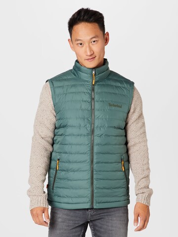 TIMBERLAND Vest 'Axis Peak', värv roheline: eest vaates