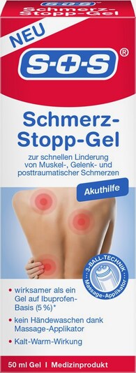 SOS Foot Care 'Schmerz-Stopp-Gel' in Transparent, Item view