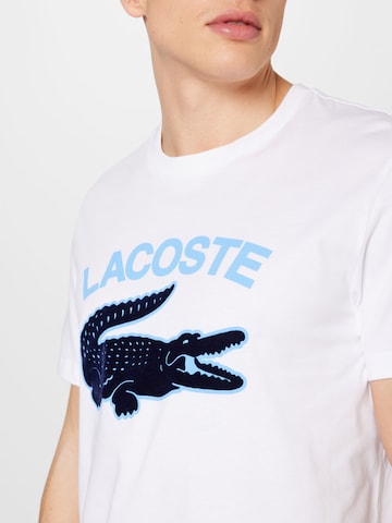 LACOSTE T-shirt 'Core' i vit